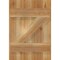 Ekena Millwork Joined Board-n-Batten Shutters w/Z-Bar, Rough Sawn Western Red Cedar, 16 1/8W x 23H, PR RBJ06Z16X023RWR - alternate 3